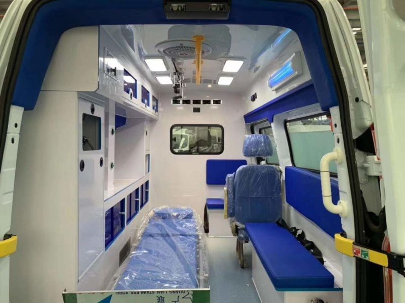 Micro Foton Ford LHD Rhd Emergency Ambulance Car with Medical Device Truck