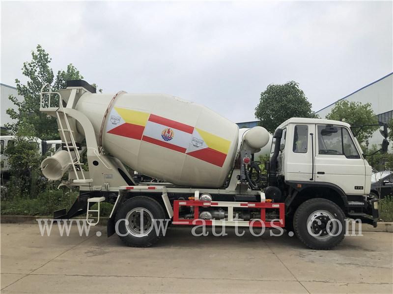 China Clw Brand 5000liters 5cbm Concrete Mixer Truck Cement Mixer Drum Truck