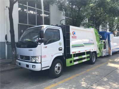Heavy 4X2 Dongfeng 5tons Garbage Compression Compactor Truck