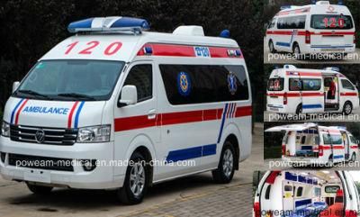 Foton Right Hand Drive Hospital First Aid Ambulance Car (BJ5039)