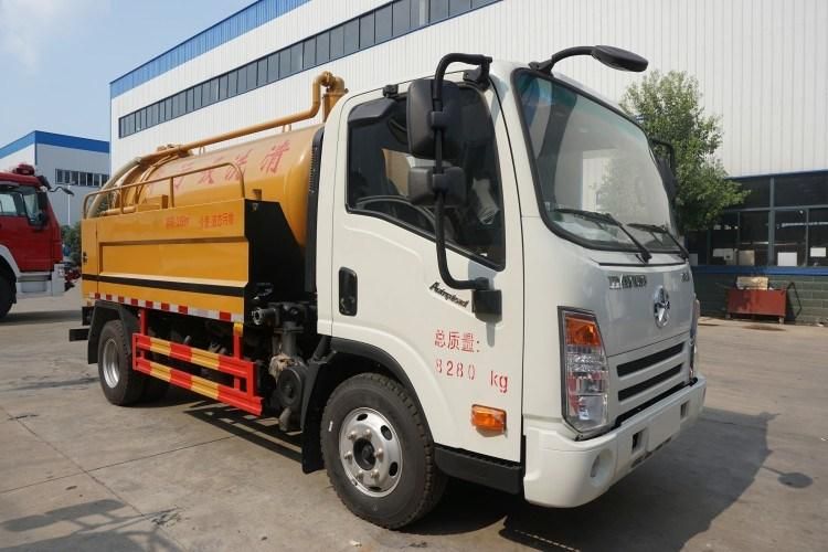 Small Capacity High Pressure Sewage Combined Jetting Vacuum Suction Truck