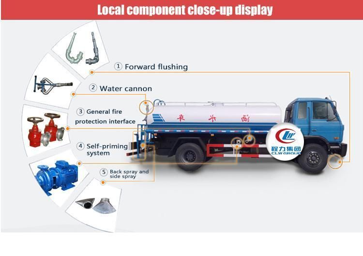 Sinotruk HOWO 20ton 20tons 20000L 20000liters Water Watering Cart Sprinkler Tanker Truck