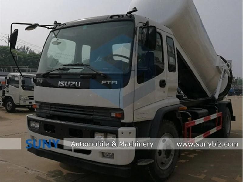 Isuzu 10cbm Vacuum Pump Sewage Sludge Suction Truck