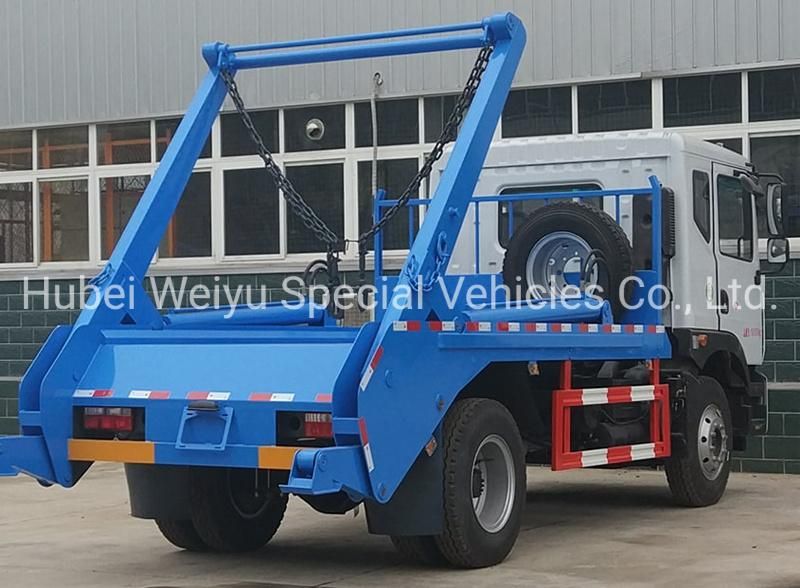 4*2 Arm Swing Garbage Truck with Hopper Dongfeng Brand Hydralic 6 Tons-8tons Garbage Trailer