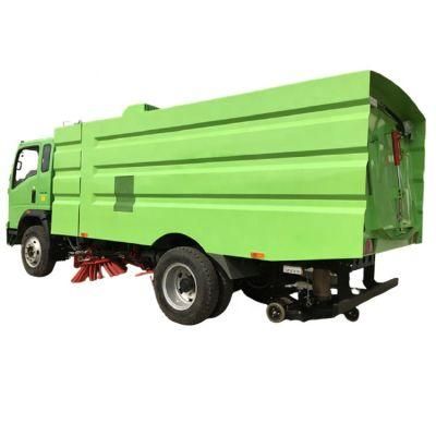 HOWO Truck Road Sweeper Use on City Streets Airport Runways