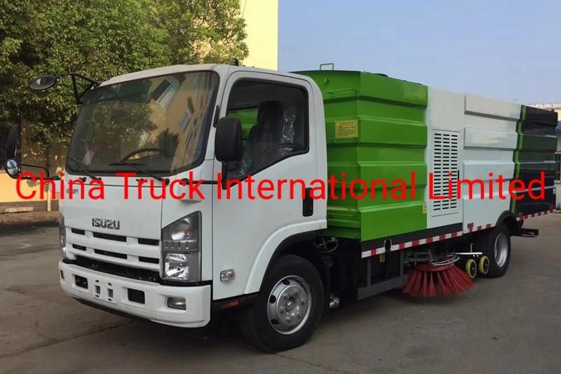 Isuzu Nqr 700p 4*2 190HP Road Sweeper Vehicle Truck