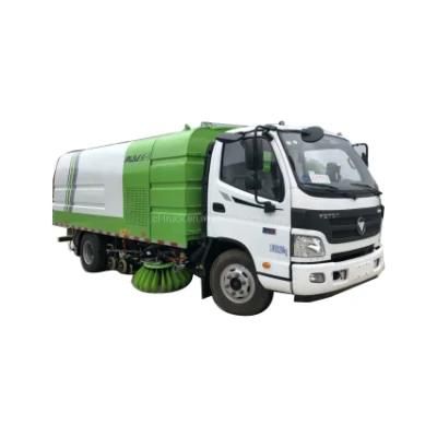 Factory Selling Foton Right Hand Drive Rudder Small Vacuum Sweeper Truck