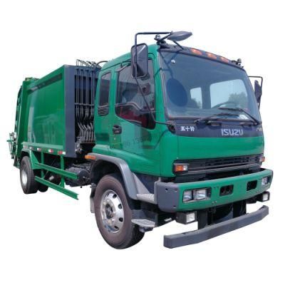 Japan Brand Isuzu Ftr Fvz 4X2 Type10m3 12m3 Compactor Garbage Truck Price for Sale