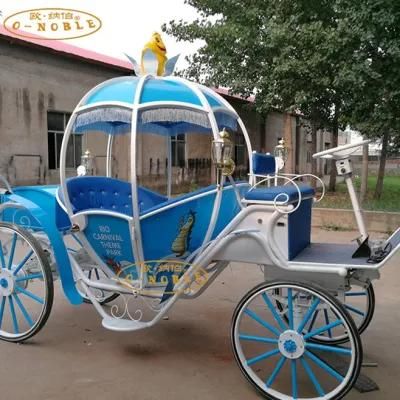 Beautiful Pumpkin Horse Carriage Wedding Wagon for Sale Pumkin Carriage