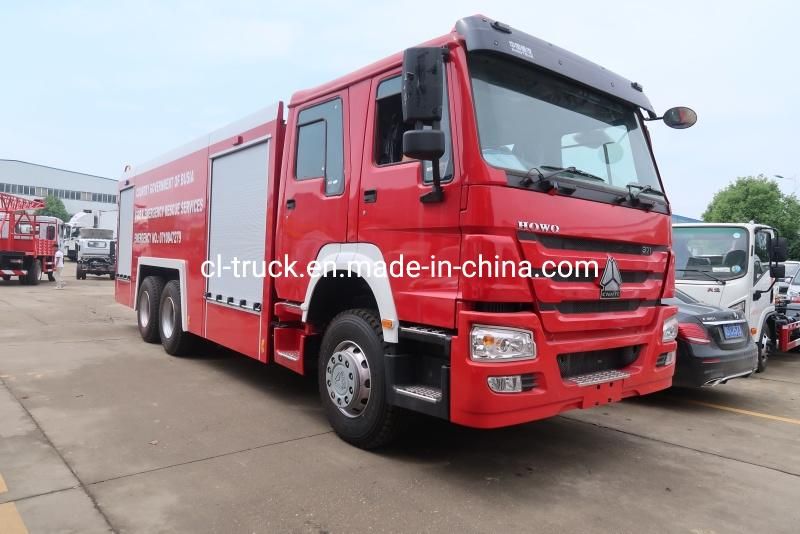 Good Quality Sino Truck HOWO 6X4 12tons 16tons Fire Fighting Truck