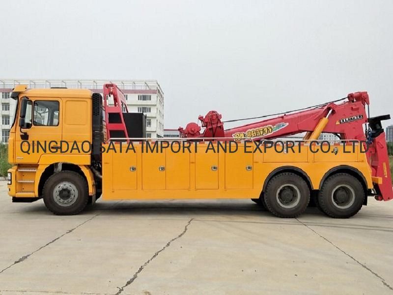 Shacman 8*4 30ton Rescue Vehicle Road Wrecker Truck