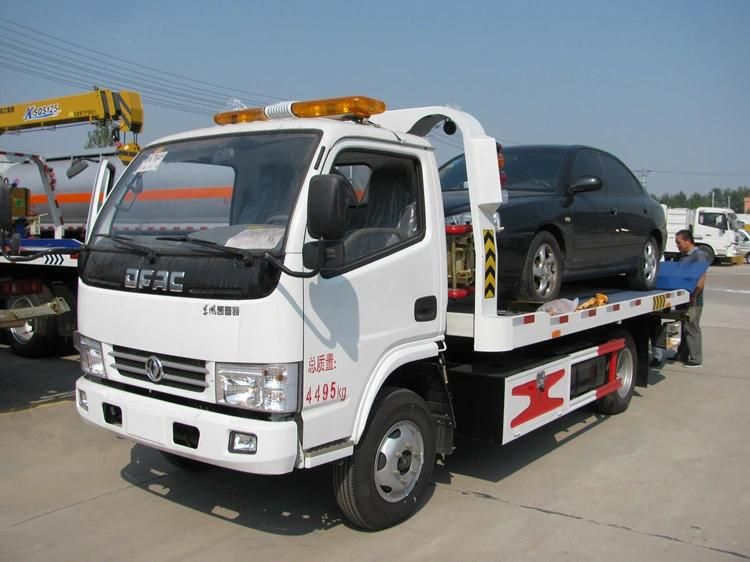 DFAC 4X2 2 to 3 Ton Small Half Landing Type Wrecker Tow Truck for Sale with Cheap Price