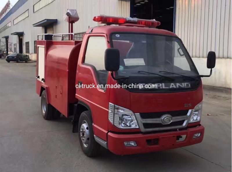 Foton Forland 6 Wheels Diesel Engine 1cbm Small Fire Truck