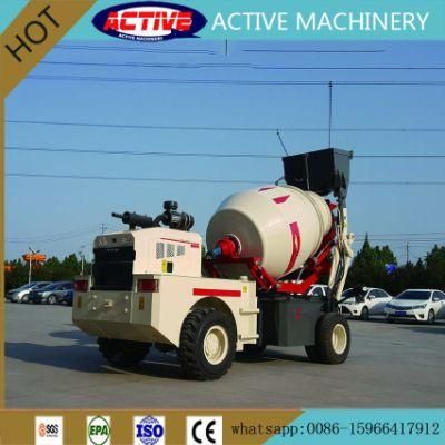 2.8m3 Chinese Cheap Price Portable Mobile Diesel Concrete Mixer Truck with Automatic Weighting System