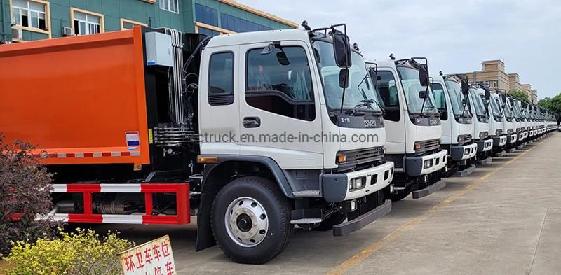 Factory Supply Fvr 4X2 10cbm 12cbm 14cbm Garbage Compactor Trucks