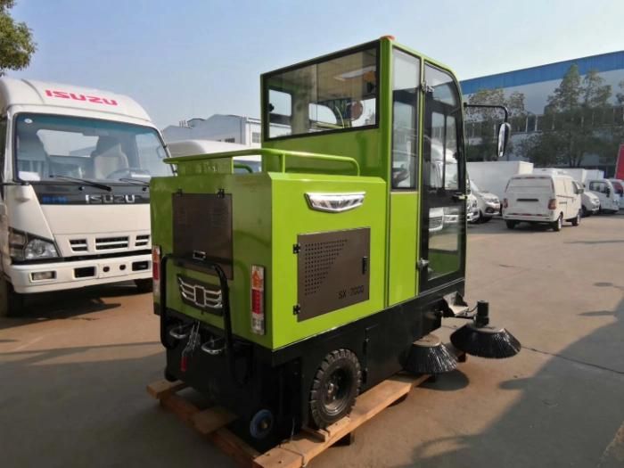 China Mini Electric Street Garbage Cleaning Sweeping Equipment Electronic Road Sweeper Truck