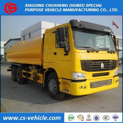 HOWO 6X4 20000L Water Delivery Truck 20m3 20tons Water Tank Truck