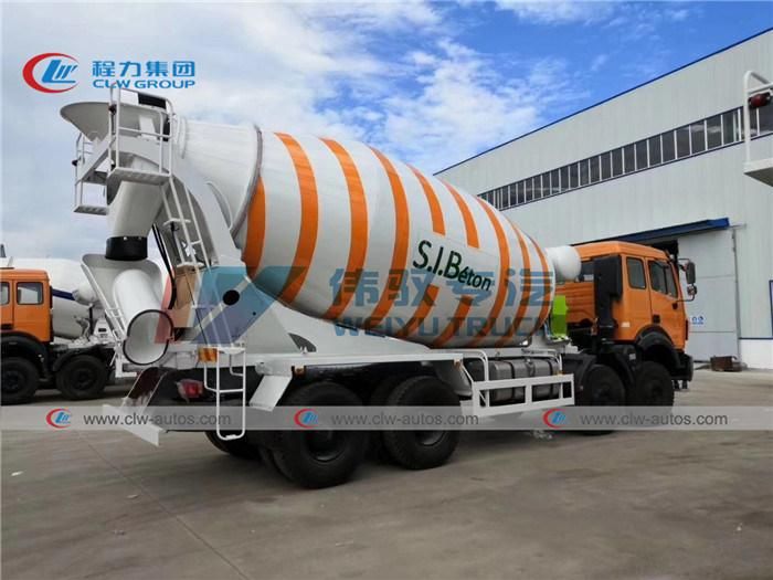North Benz Cement Mixer Truck Beiben 8X4 14cbm 12cbm Cement Concrete Transport Mixing Tank Truck for Africa