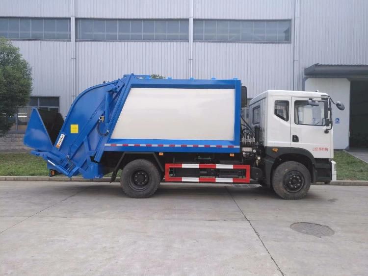 Rear Loader Diesel Fuel 11cbm 12cbm 13cbm 14cbm Solid Waste Management Waste Compactor Truck