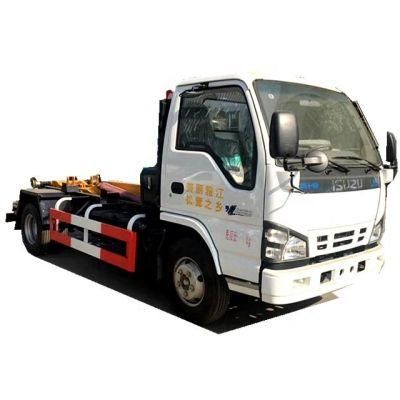 Good Quality I Suzu 600p Hook Lift Garbage Truck 4tons