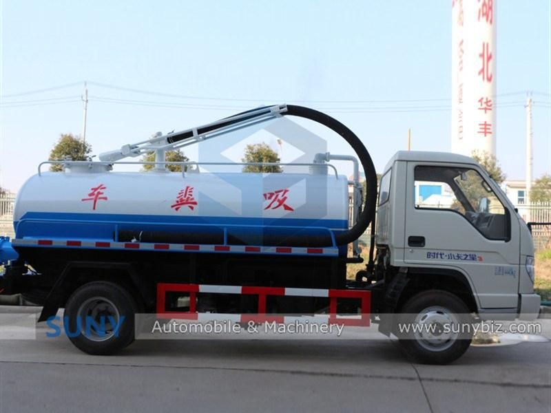 Small Foton 2cbm Mini Sewage and Fecal Suction Dump Truck Price