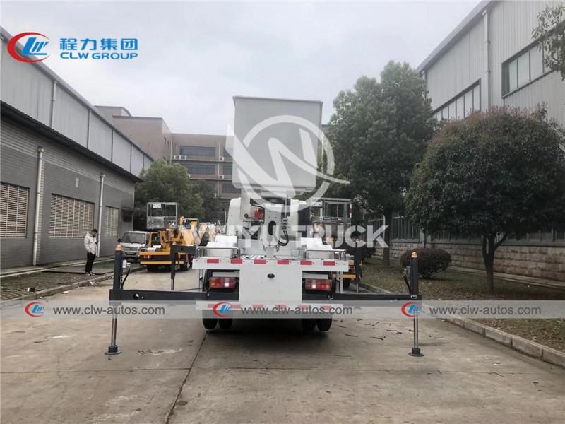 HOWO 4X2 Hydraulic 15m Telescopic Boom Truck Aerial Working Platform Truck with Insulated Bucket