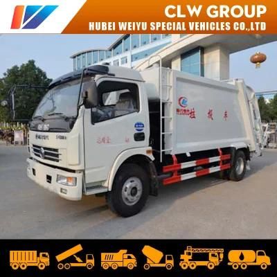 6m3 Compression Garbage Trucks Hydraulic Garbage Compactor Waste Management Truck