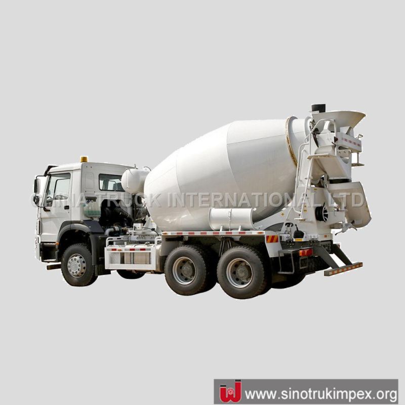 Sinotruk HOWO Brand New 10m3 Self Loading Concrete Mixer Truck with Pump