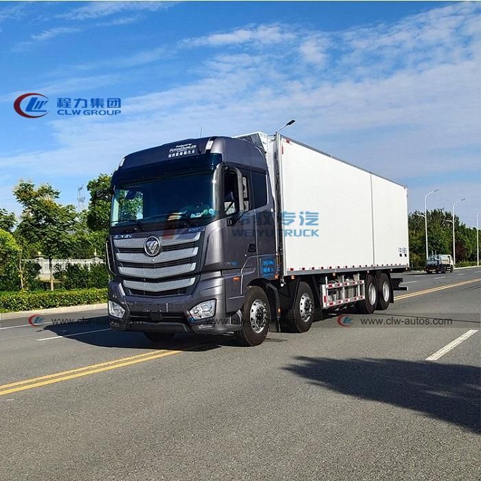 China 8*4 Foton Van Refrigerator Truck with Good Price for Sale