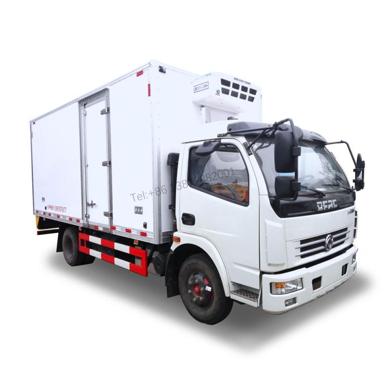 Jmc 4X2 Van Lorry Truck 5tons Freezer Box Truck Cooling Van Truck Refrigerated Box CKD Vehicle for Meat Fish and Vegetable