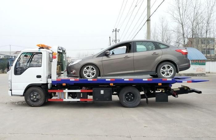 Isuzu 100p 3tons 3t Sliding Platform Wrecker 3ton One-Towing-Two Tow Truck