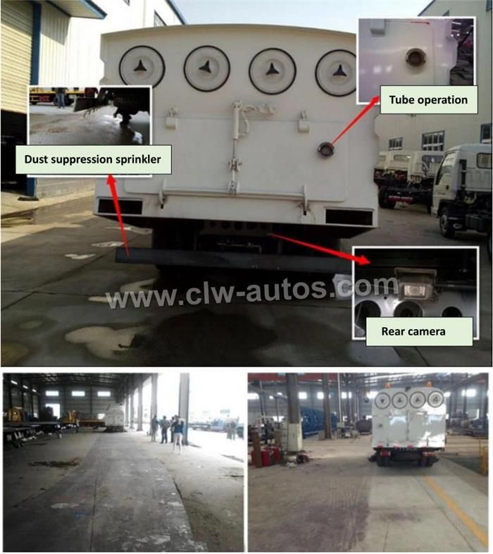 Runway/Street/Road/Highway/Airport Small 5m3 Vacuum Sweeping Cleaning Truck