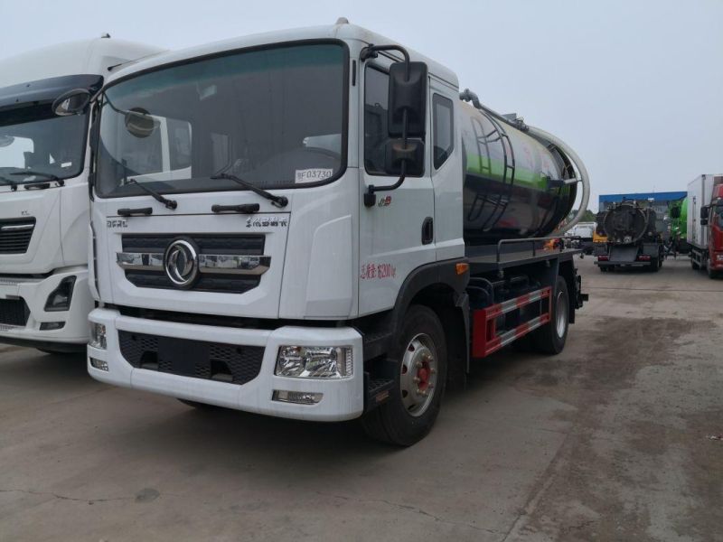 Dongfeng Sewage Suction Truck 4X2 High Pressure Vacuum Fecal Vehicle