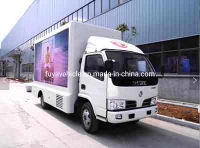 Cheap Price Dongfeng 4X2 Advertising Screen HD P4 P5 P6 Full Color Outdoor LED Display Trucks