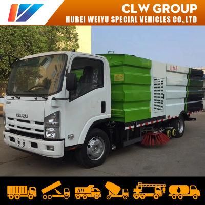 Customized Isuzu 5tons 4X2 9cbm/9000liters Road Washing Sweeper Truck