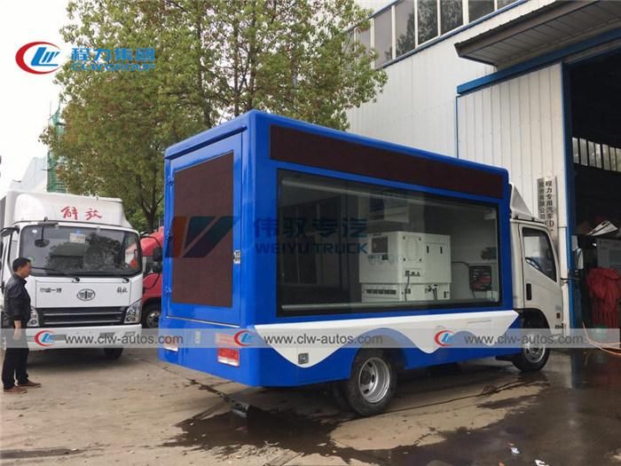 China Chengli JAC LED Display Advertising Truck 3 Sides Screen Mobile Billboard Truck with Sound System