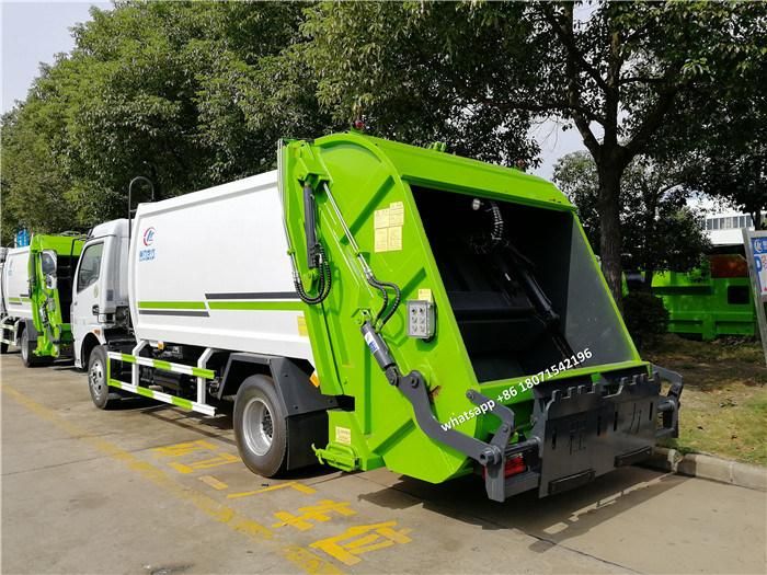 Cheap Price Dongfeng Compressed Waste Collection Mobile Trash Compactor 6m3 China Garbage Truck