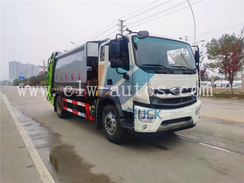 Foton Forland 14000liters 14cbm 4X2 Compactor Garbage Truck Trash Collection Truck Garbage Removal Truck for Sanitation Services