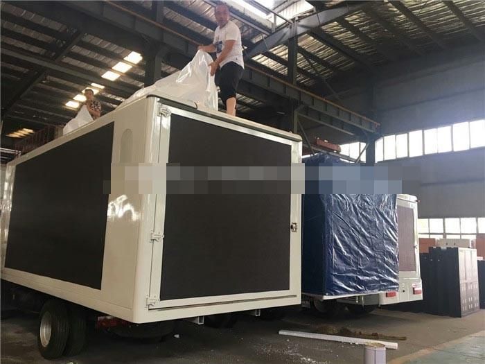 Customized Upper Structure Outdoor LED Truck Body for LED Advertising Truck
