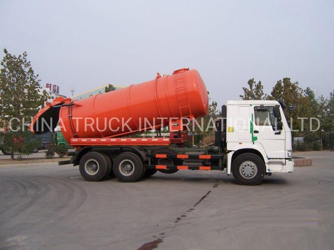 Sinotruk HOWO 6X4 Sewage or Fecal Suction Truck