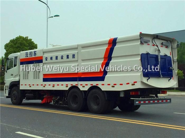 Dongfeng 13000 Liters Water 9000 Liters Waste Stainless Steel Road Sweeper Street Sweeper Street Cleaning Machine Sweeper Truck