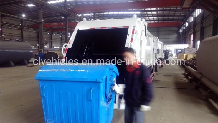 4X2 8ton 10cbm Compression Garbage Tank Refuse Compactor Truck