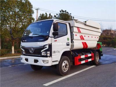 New Dongfeng 4X2 6 Cubic Meters 6m3 6 Ton Waste Tipping Truck