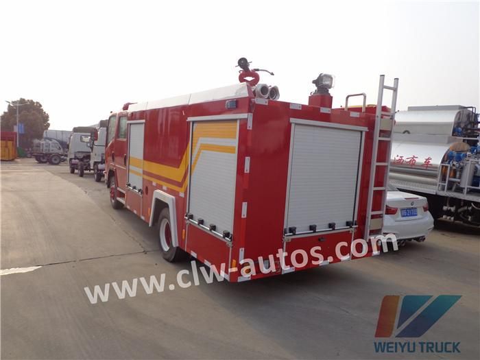 Isuzu Elf 2ton Fire Fighting Vehicle 2000liters Water Tanker Fire Rescue Fighter Truck