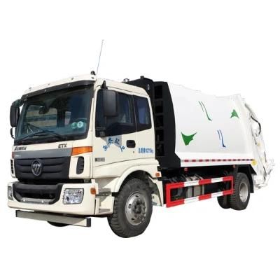 Foton 8ton Compression Refuse Collector Truck, 4X2 10m3 Compressed Rubbish Vehicle, 10cbm Compactor Garbage Truck