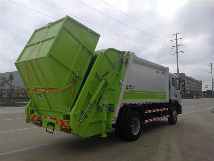 Dongfeng 9cbm 10cbm Waste Management Refuse Colletor Rear Loader Garbage Compactor Truck