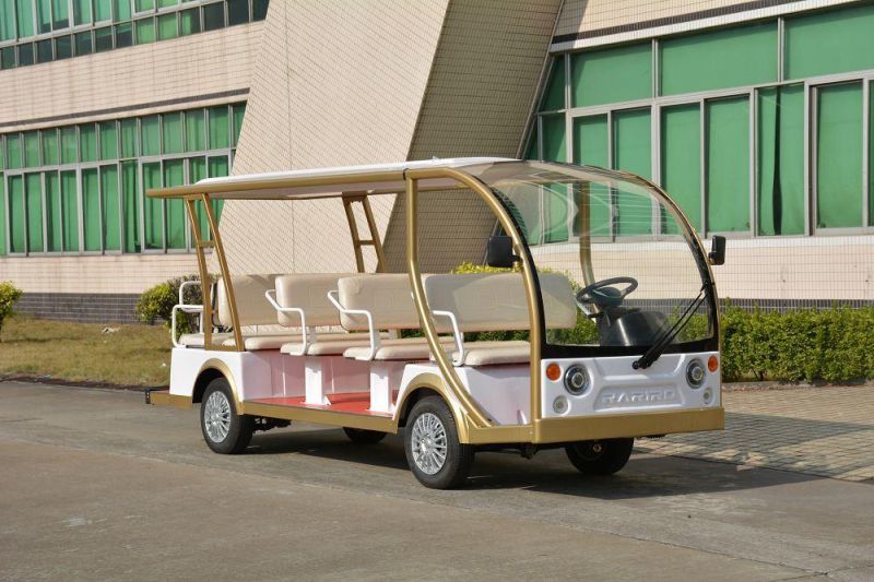 Beautiful Design China 14 Seater Electric Shuttle Bus Sightseeing Car