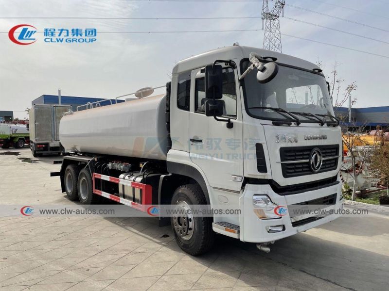 Dongfeng 6X4 10 Wheels 20, 000liters 20tons Water Tanker Lorry Water Bowser Cleaning Tank Truck