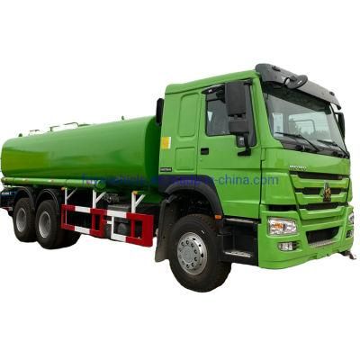 Factory Price HOWO 6X4 10wheels 20000L 25000L 20m3 25m3 Water Bowser Truck