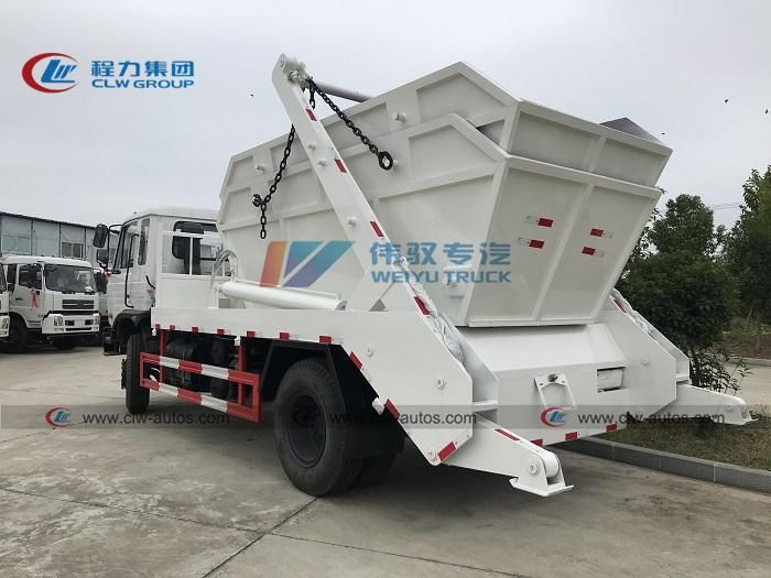Dongfeng 8m3 10000L 12cbm Skip Loader Swing Arm Garbage Truck